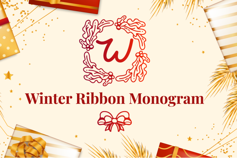 winter-ribbon-monogram