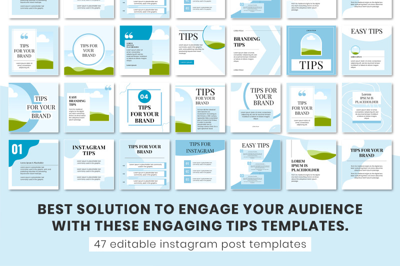 engaging-tips-instagram-post-template