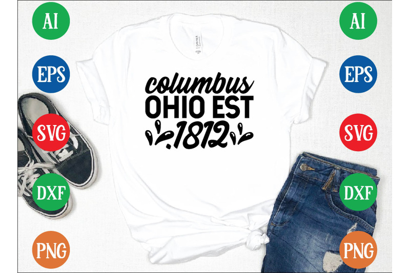 columbus-ohio-est-1812-svg