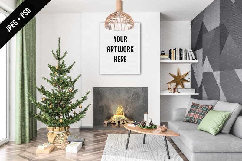 christmas-living-room-scene-frame-mockup-kit