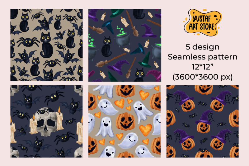 halloween-seamless-pattern-digital-paper-for-scrapbooking