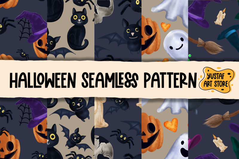 halloween-seamless-pattern-digital-paper-for-scrapbooking