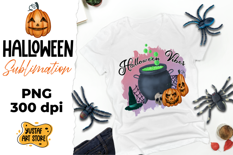 halloween-sublimation-watercolor-illustration