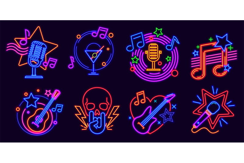 neon-signs-for-karaoke-club-and-stand-up-comedy-show-music-party-nigh