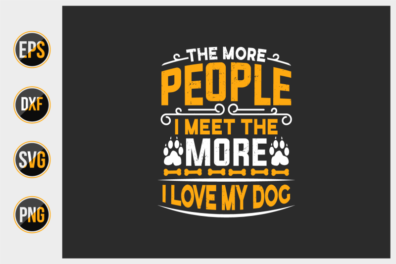 dog-typographic-quotes-vector-template