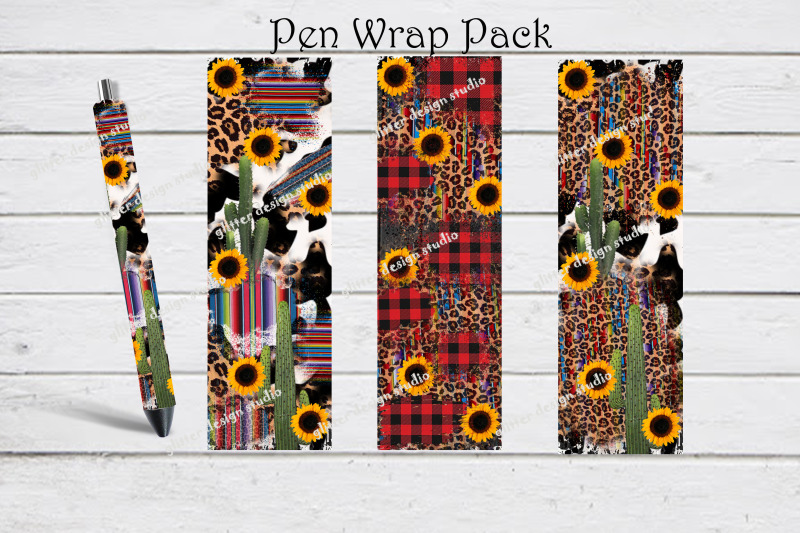 serape-leopard-cactus-pen-wraps-png-sublimation-designs-leopard-pen-w