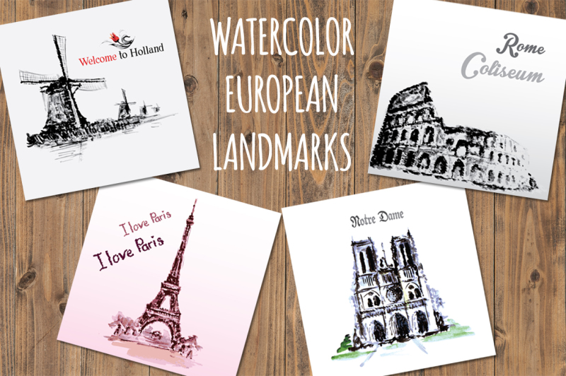 set-4-watercolor-european-landmarks
