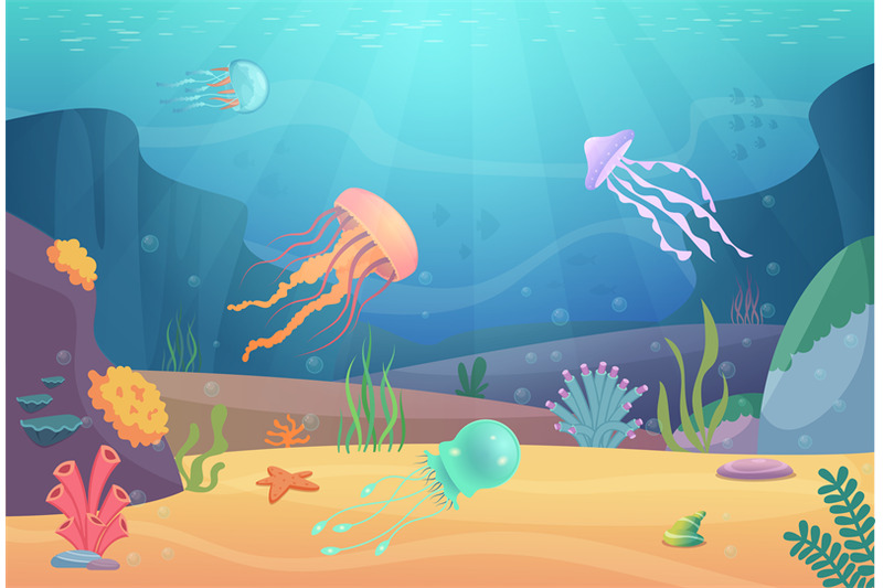 underwater-life-ocean-landscape-with-fishes-and-beautiful-jellyfish-a