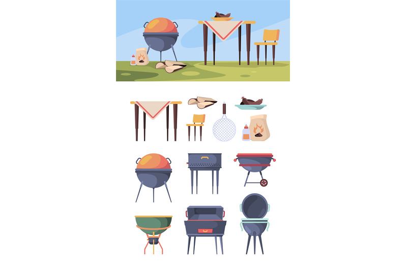 bbq-stand-picnic-grill-steak-in-summer-outdoor-party-kitchen-items-fo