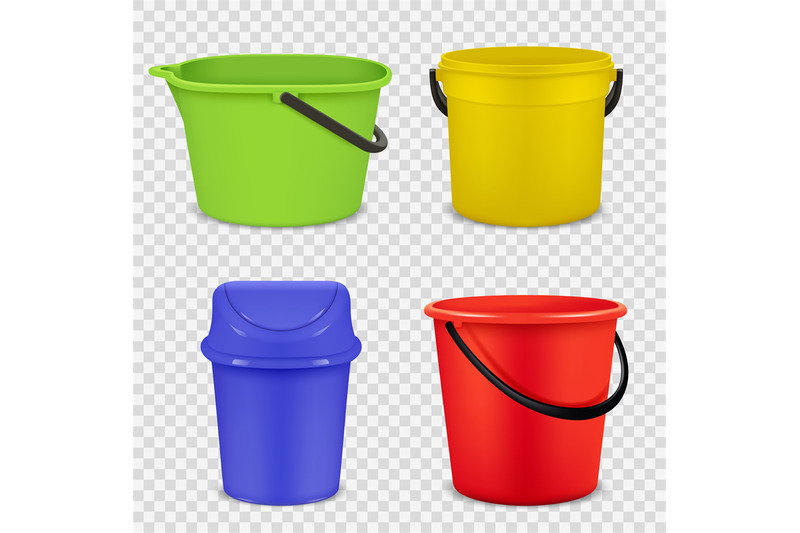 realistic-buckets-metal-and-plastic-material-for-water-or-garbage-emp