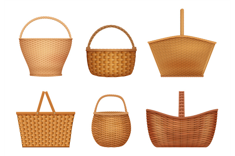 wicker-basket-handcraft-decorative-picnic-containers-for-nature-produ