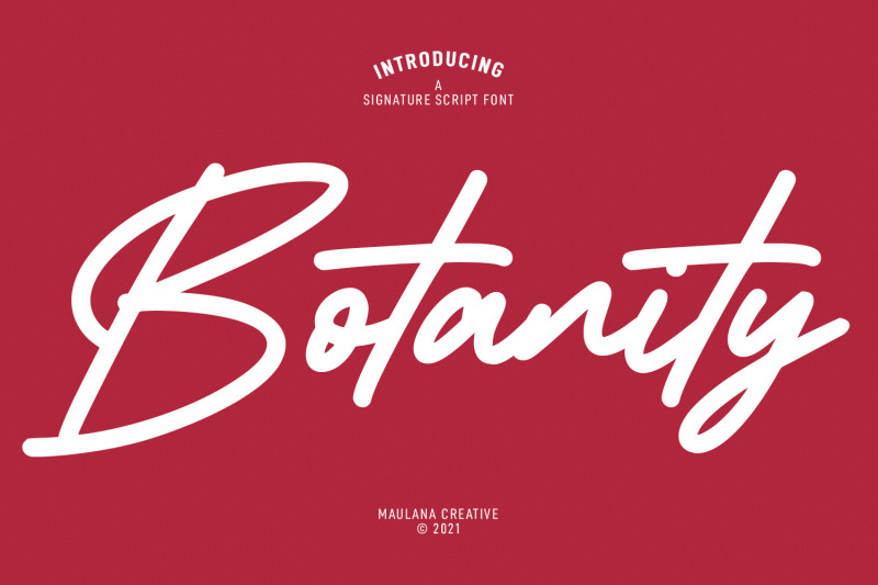 botanity-signature-font