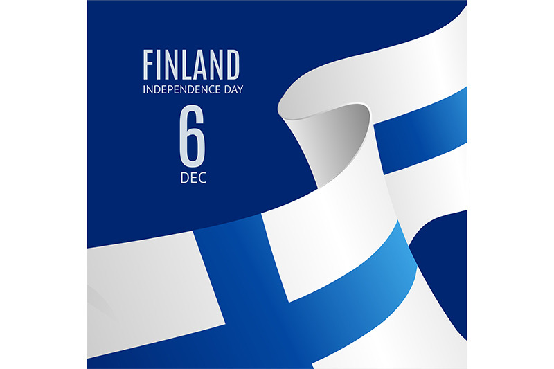 finland-independence-day-banner-background-vector