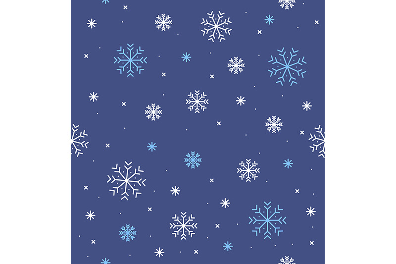 winter-snowflake-seamless-pattern-background-vector