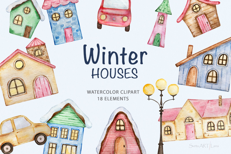 watercolor-winter-houses-clipart