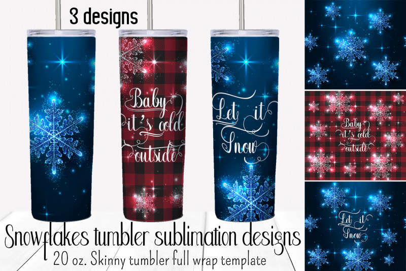 christmas-snowflakes-20-oz-tumbler-sublimation-designs