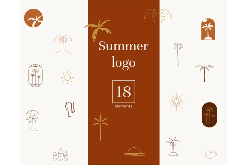 summer-logo-tropical-design-boho-branding-logo-elements