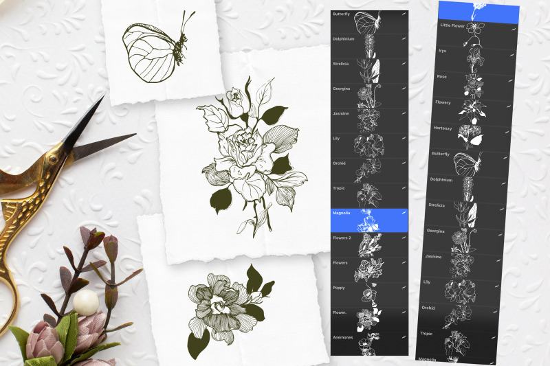 floral-procreate-brushes-set-procreate-stamps-flower