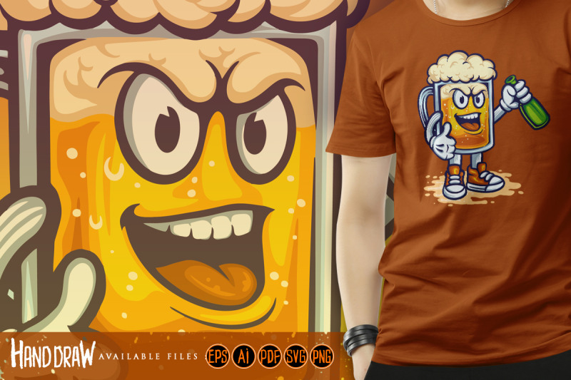 beer-glass-smile-mascot-illustrations