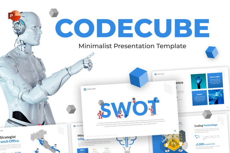 codecube-technology-minimalist-powerpoint-template