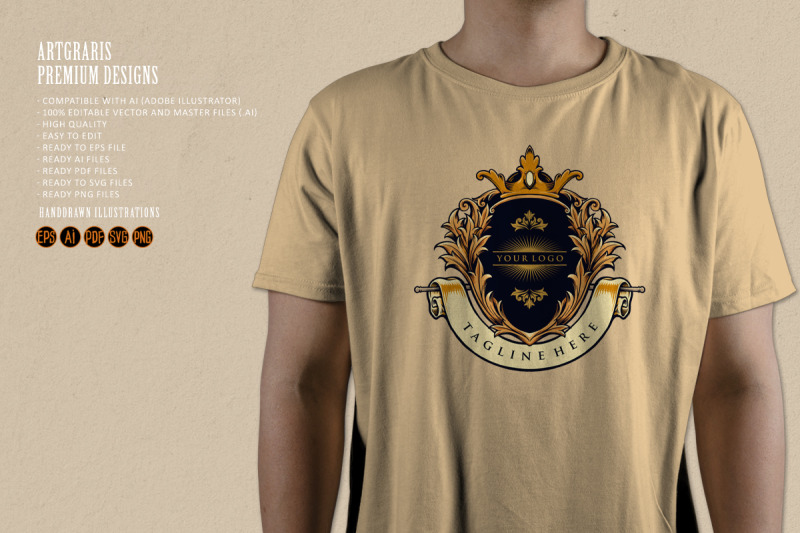 best-king-badge-logo-luxury-company