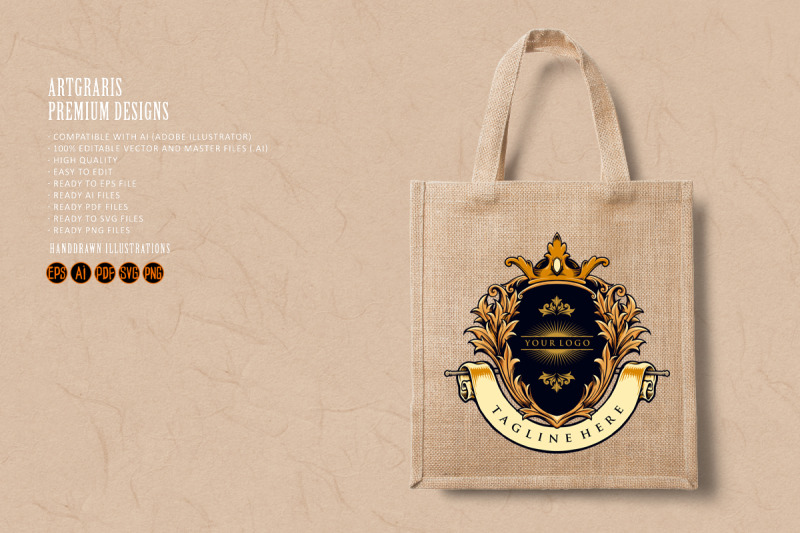 best-king-badge-logo-luxury-company