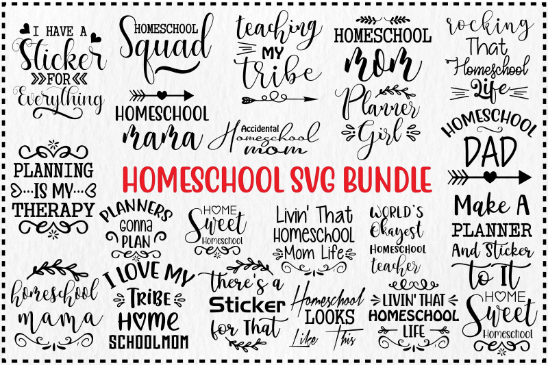 homeschool-svg-design-bundle
