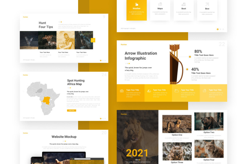 huntse-safe-hunting-powerpoint-template