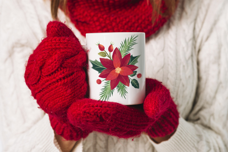 christmas-floral-clipart-winter-festive-graphics