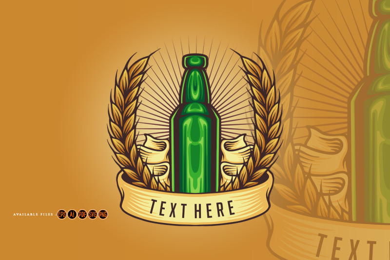 bottle-vintage-badge-illustrations