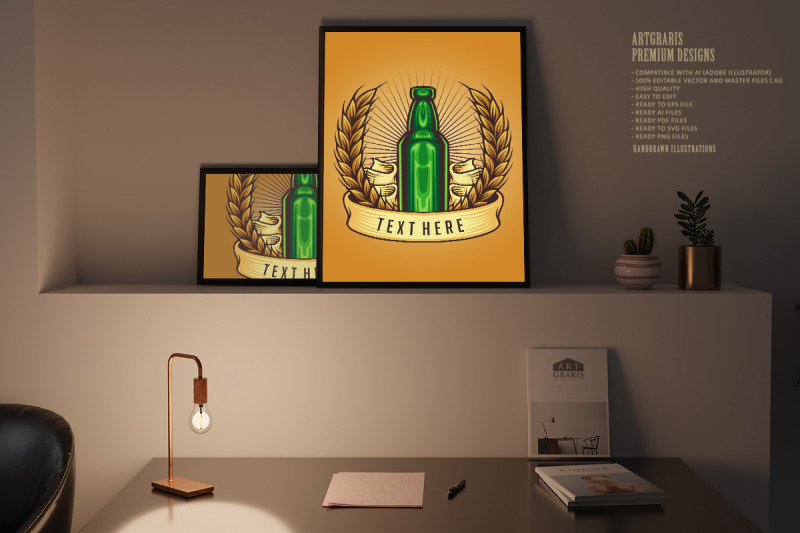 bottle-vintage-badge-illustrations