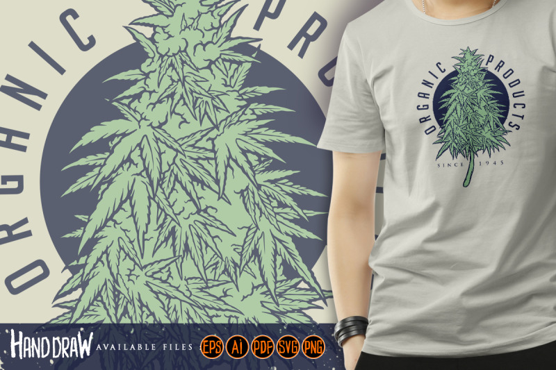 cannabis-plant-organic-products-logo