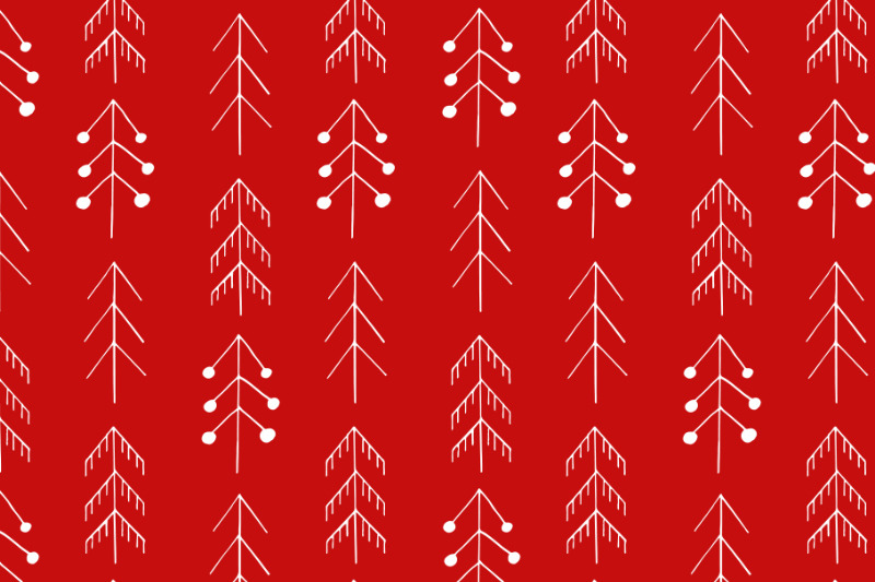 christmas-trees-seamless-pattern-scandinavian-red