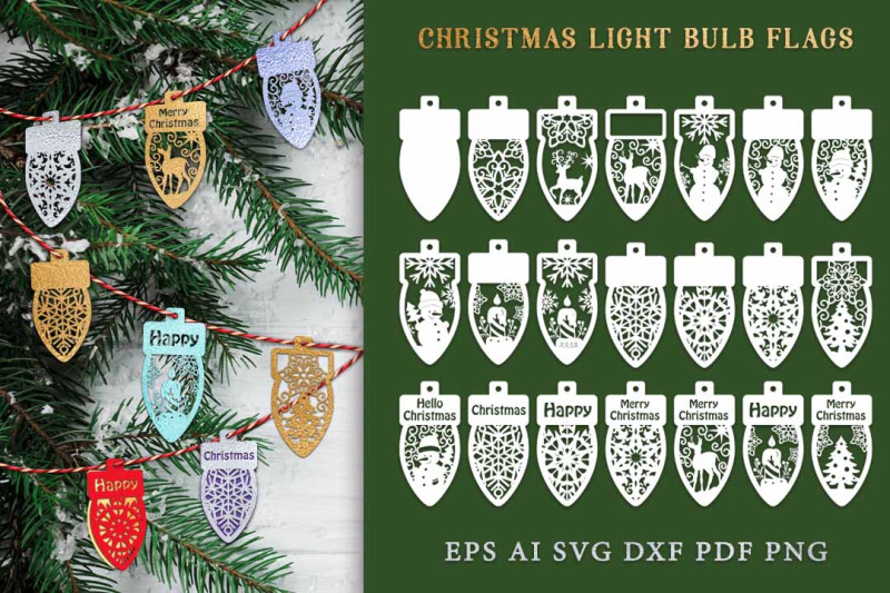 bulb-flags-for-christmas-garland-file-to-cut