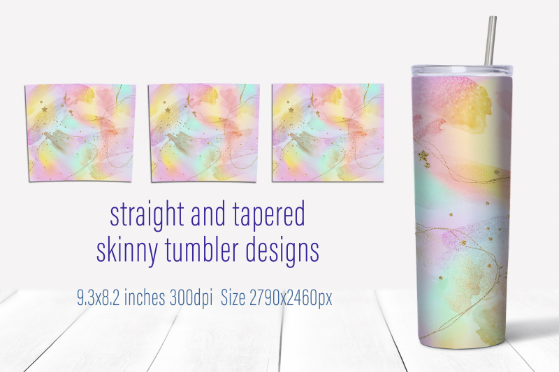 abstract-rainbow-tumbler-sublimation-20oz-tumbler-design-png