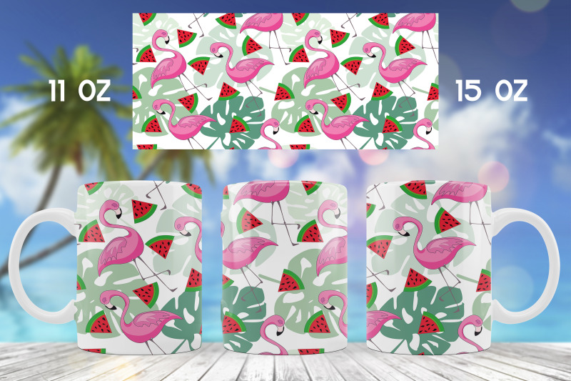 tropical-mug-sublimation-png-flamingo-mug-wrap-summer-design