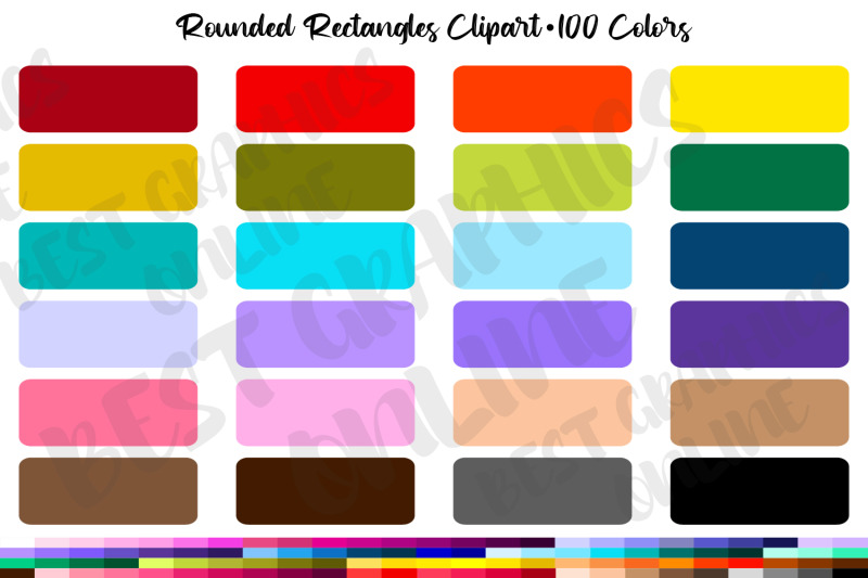 rounded-rectangles-planner-sticker-clipart-set-rectangle