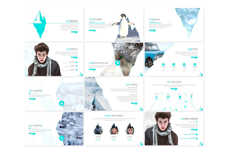 iceberg-google-slide-template