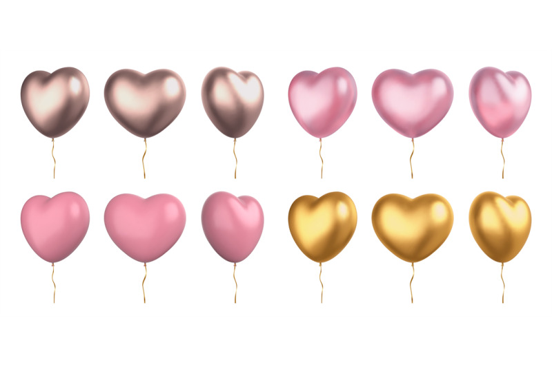 realistic-3d-valentine-pink-and-golden-heart-shaped-balloons-love-sym