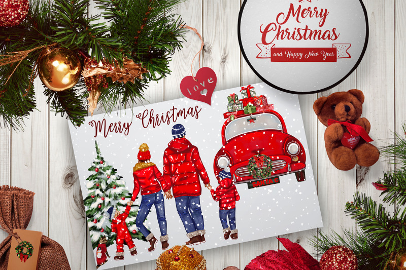 christmas-clipart-family-clipart-winter-family-diy-clipart