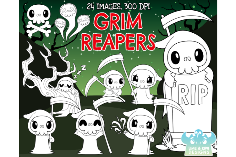 grim-reapers-digital-stamps-lime-and-kiwi-designs