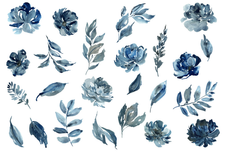 watercolor-blue-flowers-peonies