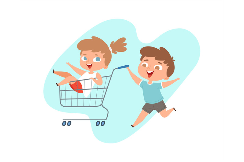 children-ride-in-grocery-cart-happy-brother-and-sister-play-in-shop-o