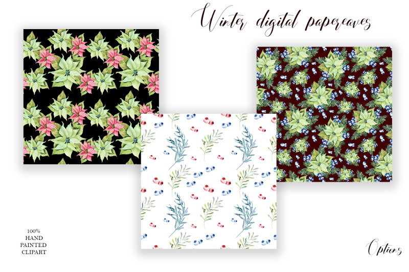 christmas-digital-paper-patterns-poinsettia-seamless-patter