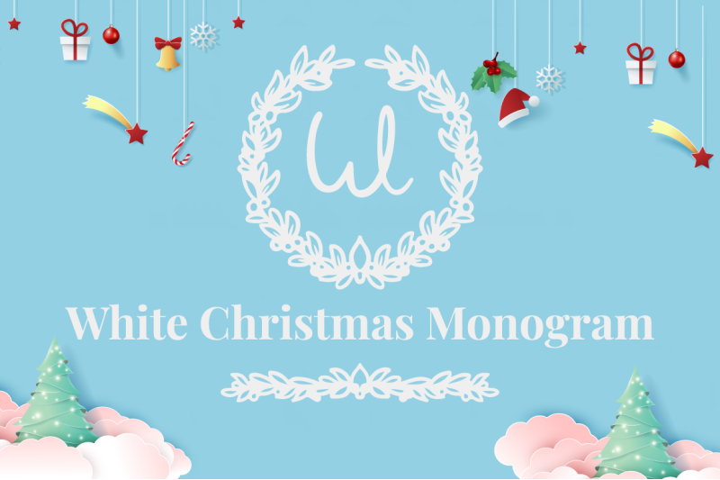 white-christmas-monogram