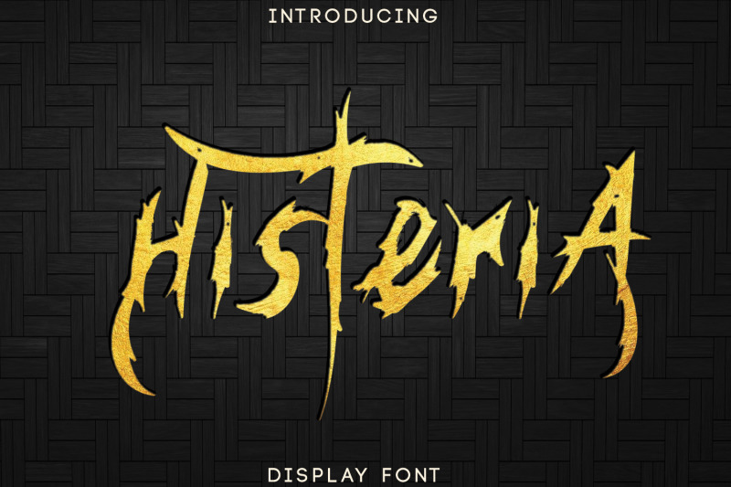 hysteria-typeface