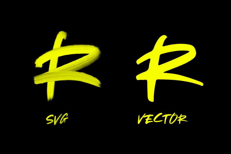 redrock-svg-brush-font