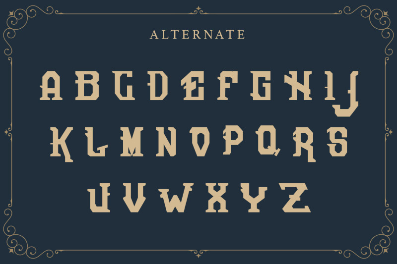 rasonic-vintage-typeface