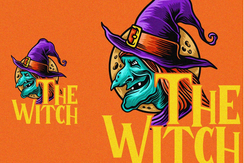 child-witch-halloween-typeface
