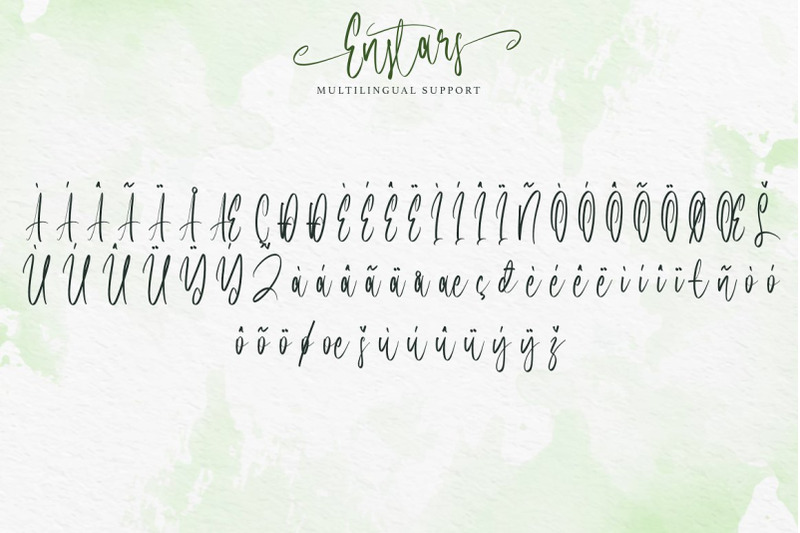 enstars-beautiful-handwritten-font